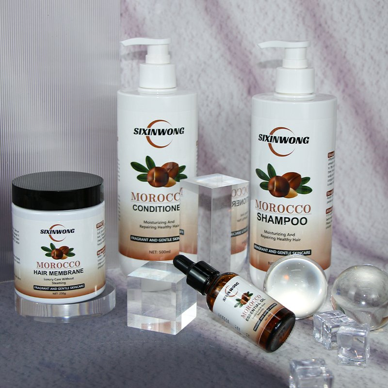 Beauty Cosmetics Morocco Natural Healthy Moisturizing Hair Without Greasy Conditioner Shampoo Set