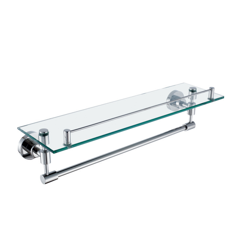 Настенная вешалка для полотенец Opaly со стеклянным подносом