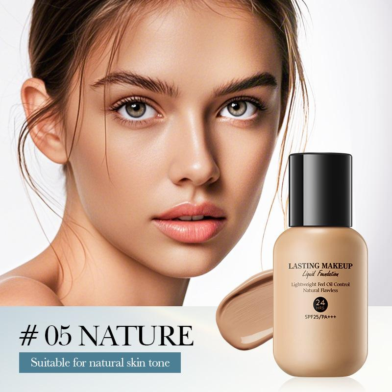 New Arrival Beauty Makeup Foundation Brightening Organic Liquid Natural Brightening Foundation Cream for Face Protection