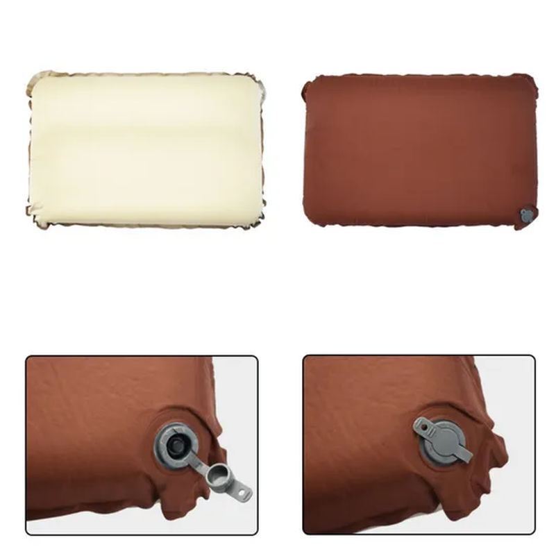 High Elastic Sponge Pillow, 3D Outdoor Automatic Inflatable Pillow for Camping and Travel Tg009_21