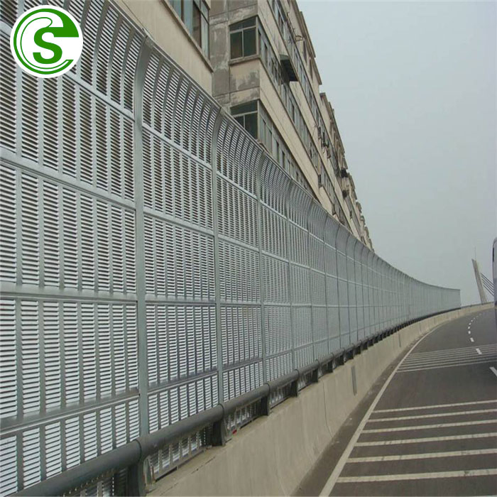 Metal Galvaized Steel Noise Reduction 28dB Barrier MDF Sound Barrier Panel Europe