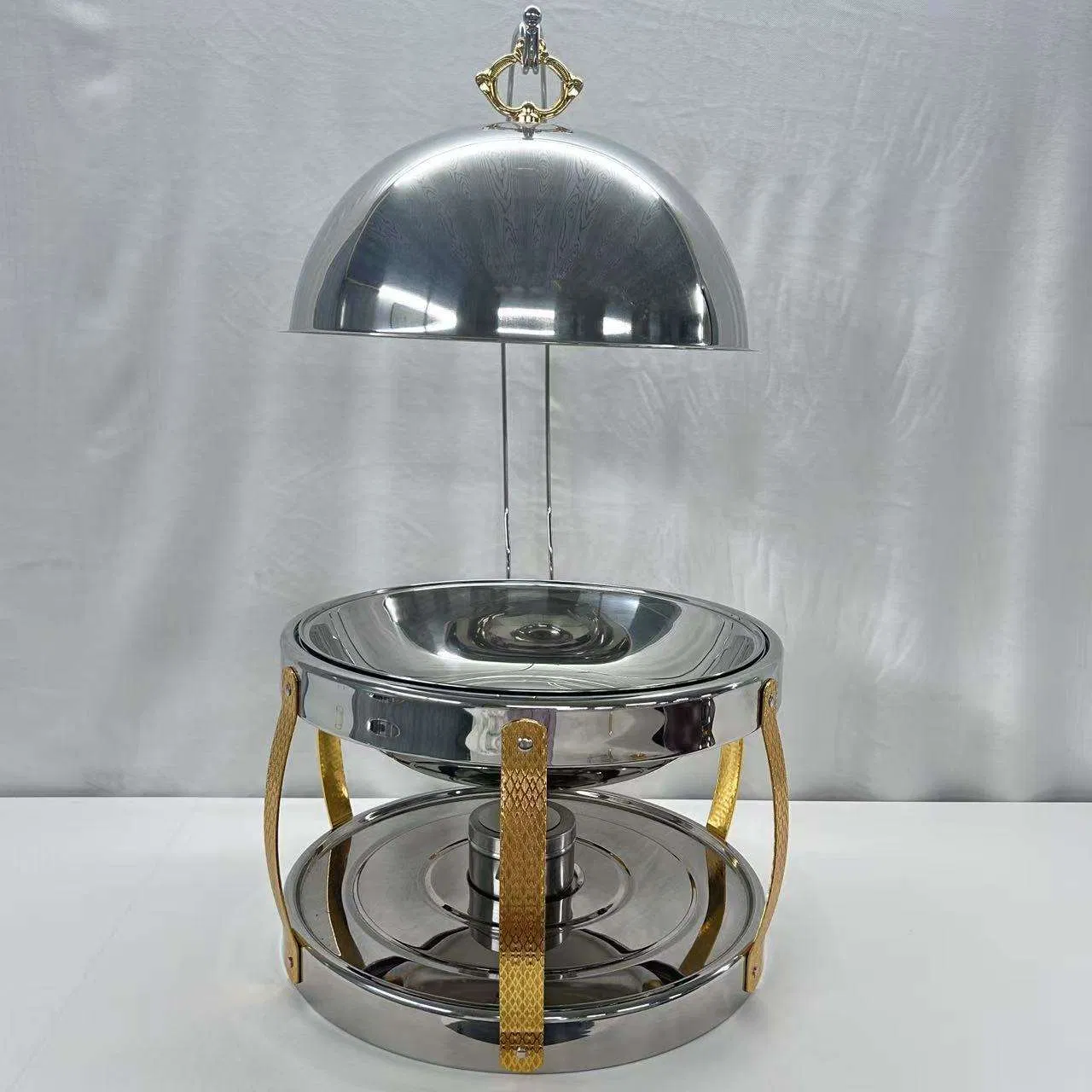 8L Stainless Steel Hotel Restaurant Food Large Capacity Hot Pot Catering Buffet