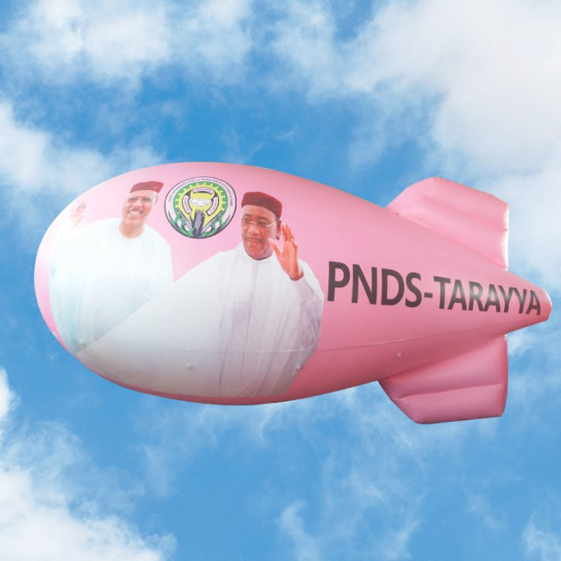 Customized Promotional Sky Zeppelin Helium Balloon Globo De Dirigible Inflable Inflatable Advertising Airship