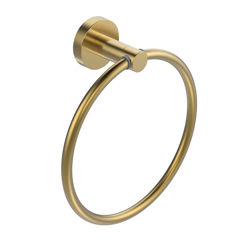 Золотой настенный держатель для полотенец PVD