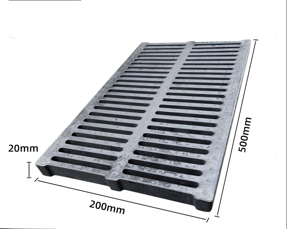 Heavy-Duty Ductile Iron Drain Grate for Enhanced Storm Drainage Facilities