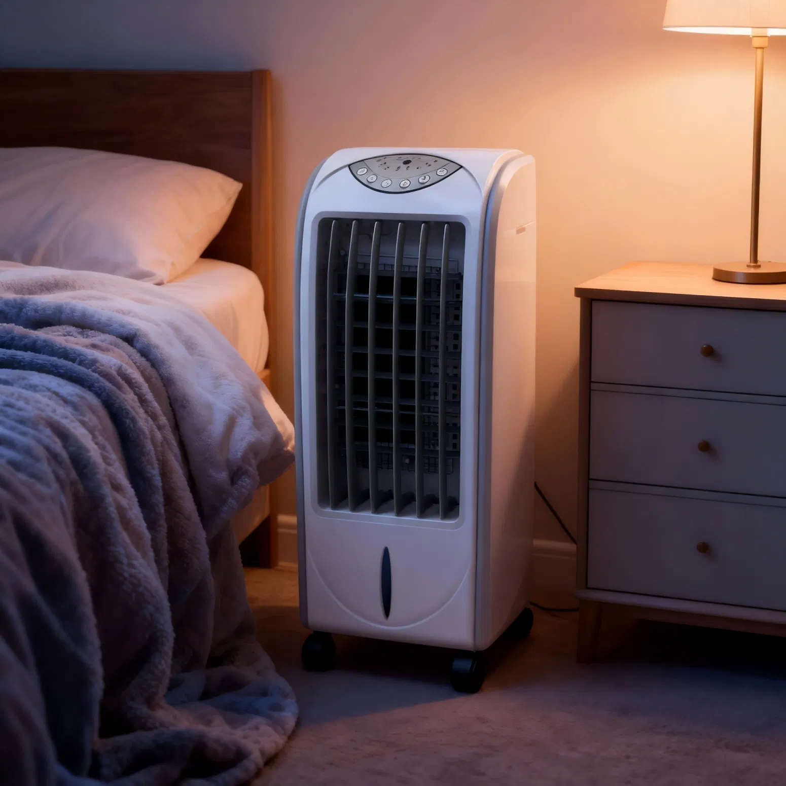Compact Wholesale Portable Evaporative Air Cooler 6L Detachable Water Tank AC Electric for Households Outdoor Use with Cooling and Heating Air