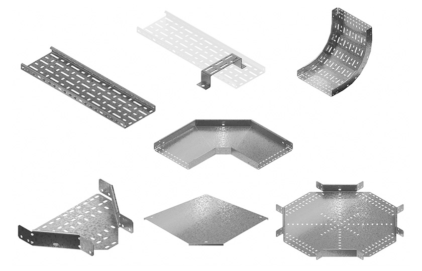 Durable Outdoor Aluminum Cable Tray System for Architecture