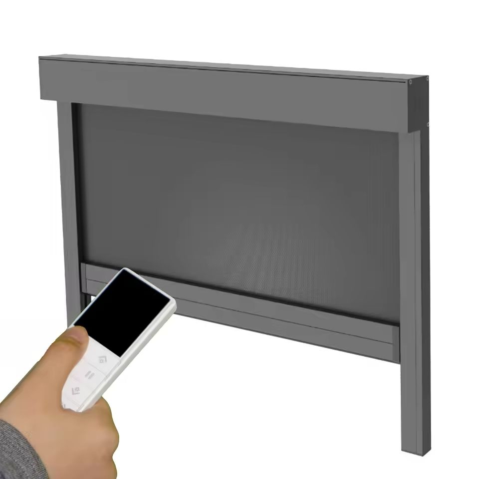 Commercial Grade Wind Resistant Roller Blind with Reinforced Edges