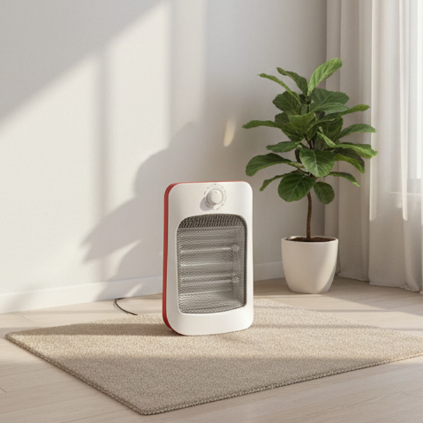 Dual Heat Settings Quartz Heater for Cozy Living Room Comfort
