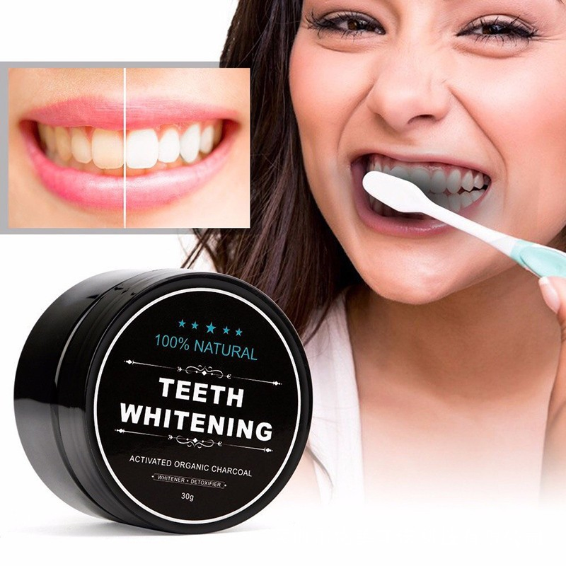 Organic Activated Carbon Effectively Whitens Strong Teeth Teeth Whitening Powder