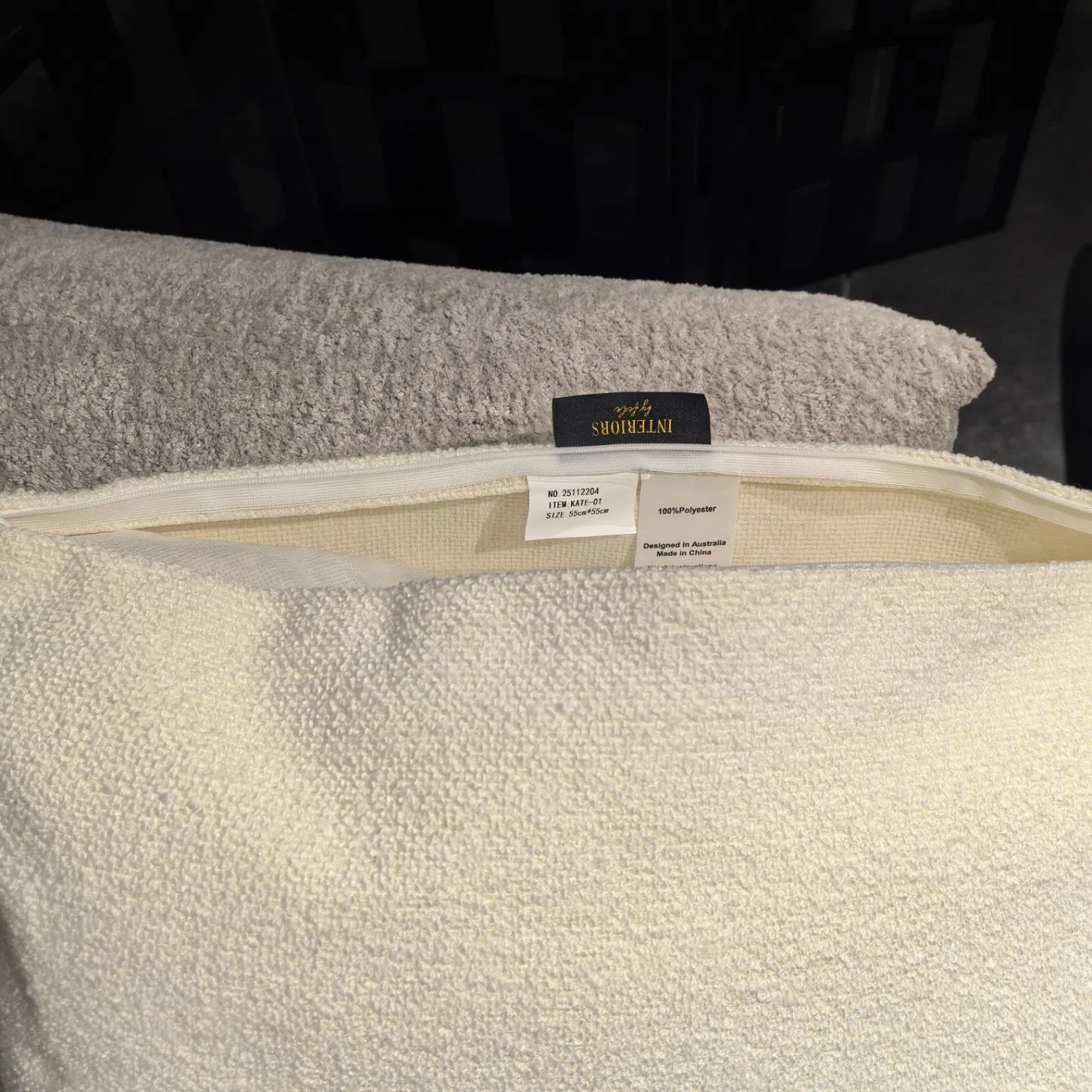 Fancy Throw Cozy Teddy Faux Fur Pillow Cover Modern Woven Funda De Cojin Home Decor Hotel Pillow Case