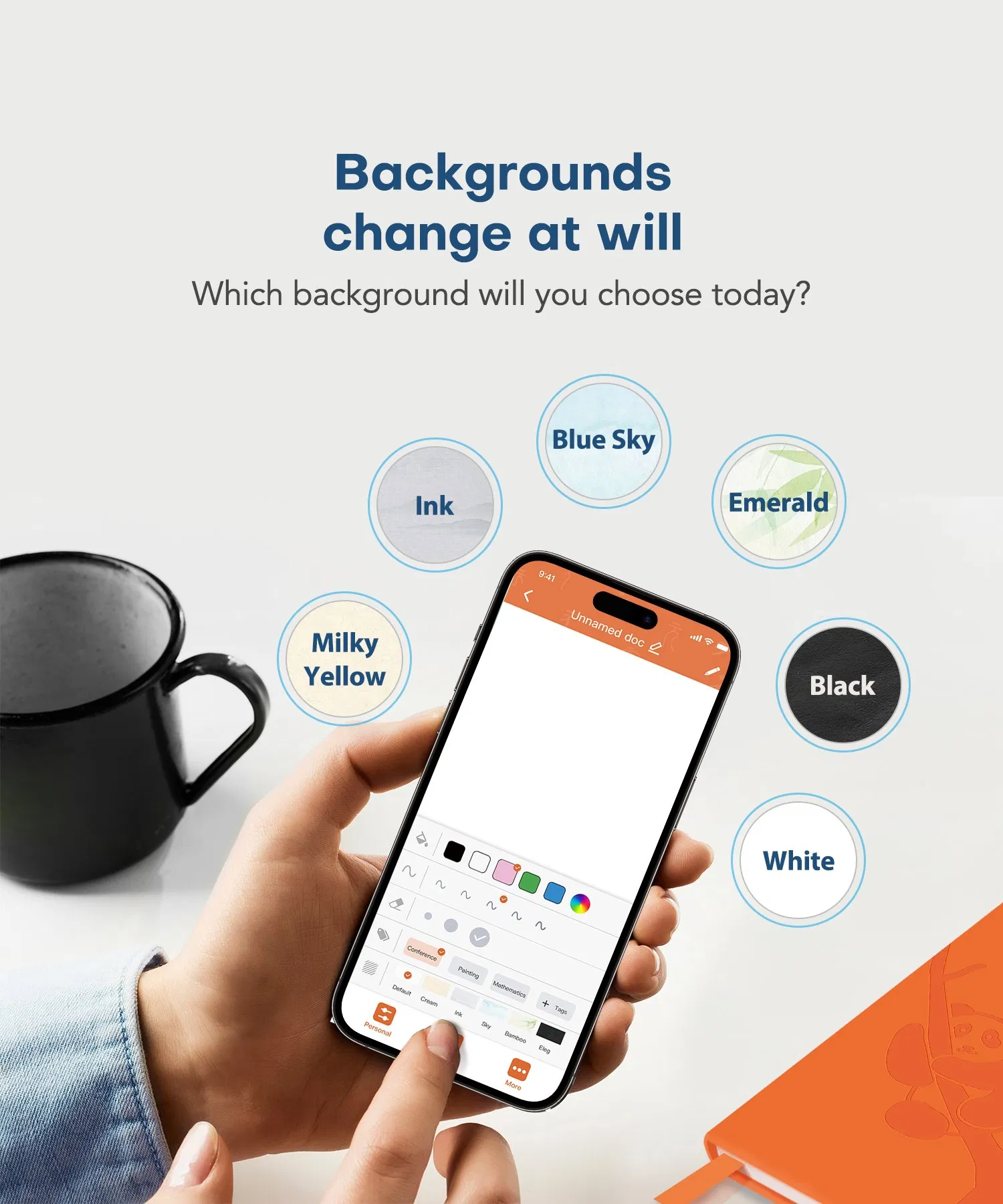 Hampo Bluetooth Writing Pen Synchronization Electronic Stylus Smart Writing Set