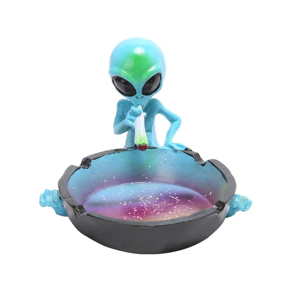Novelty Alien Ashtray Carton Nice Gift