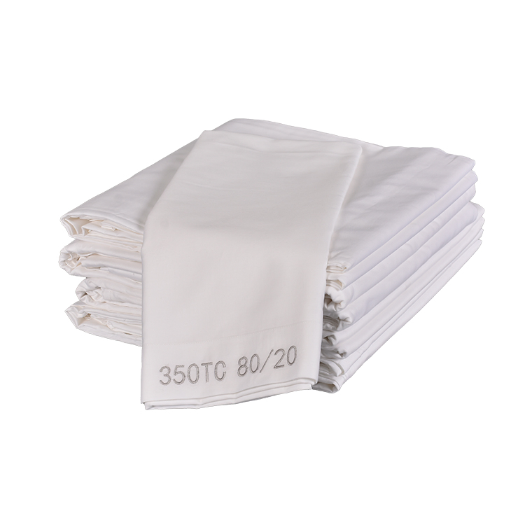 Hotel 80% Cotton and 20% Polyester Full Size Bed Sheets