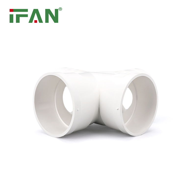 Ifan Customized Fittings UPVC Manufacturer Pipe Fittings PVC 110mm GB Four-Way PVC Plumbing Fitting