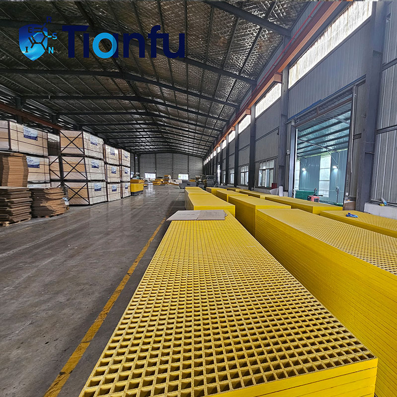 FRP Grating Molded Fiberglass Yellow 38mm