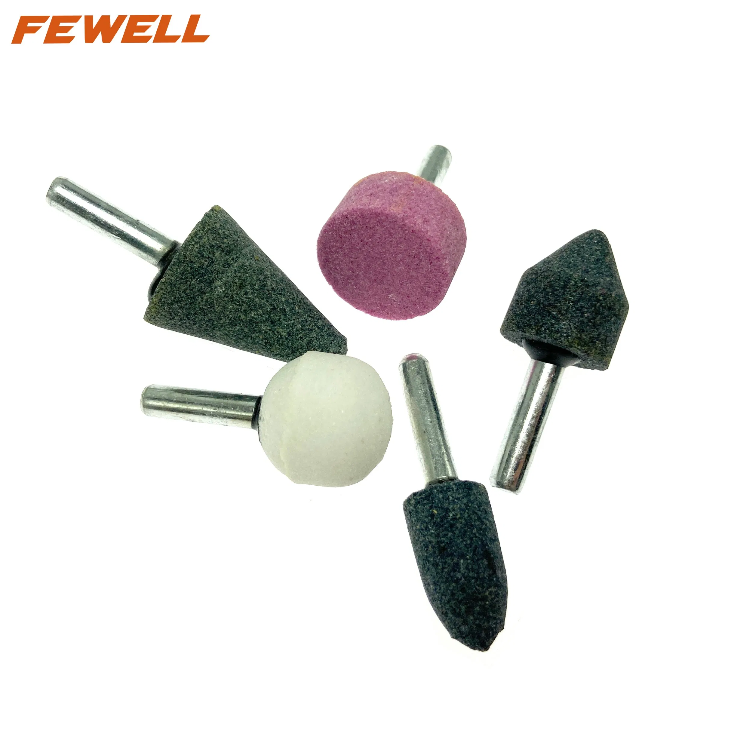 Набор абразивных головок 5 шт. 1/4 дюйма для шлифовки металла