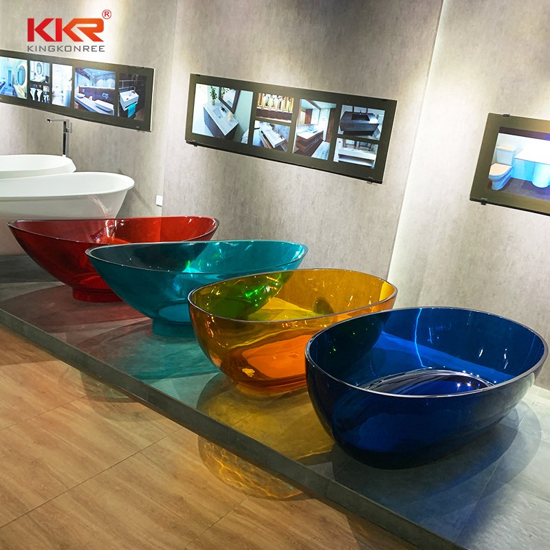 Resin Artificial Stone Acrylic Solid Surface Bath Freestanding Bathtub Stone Tub