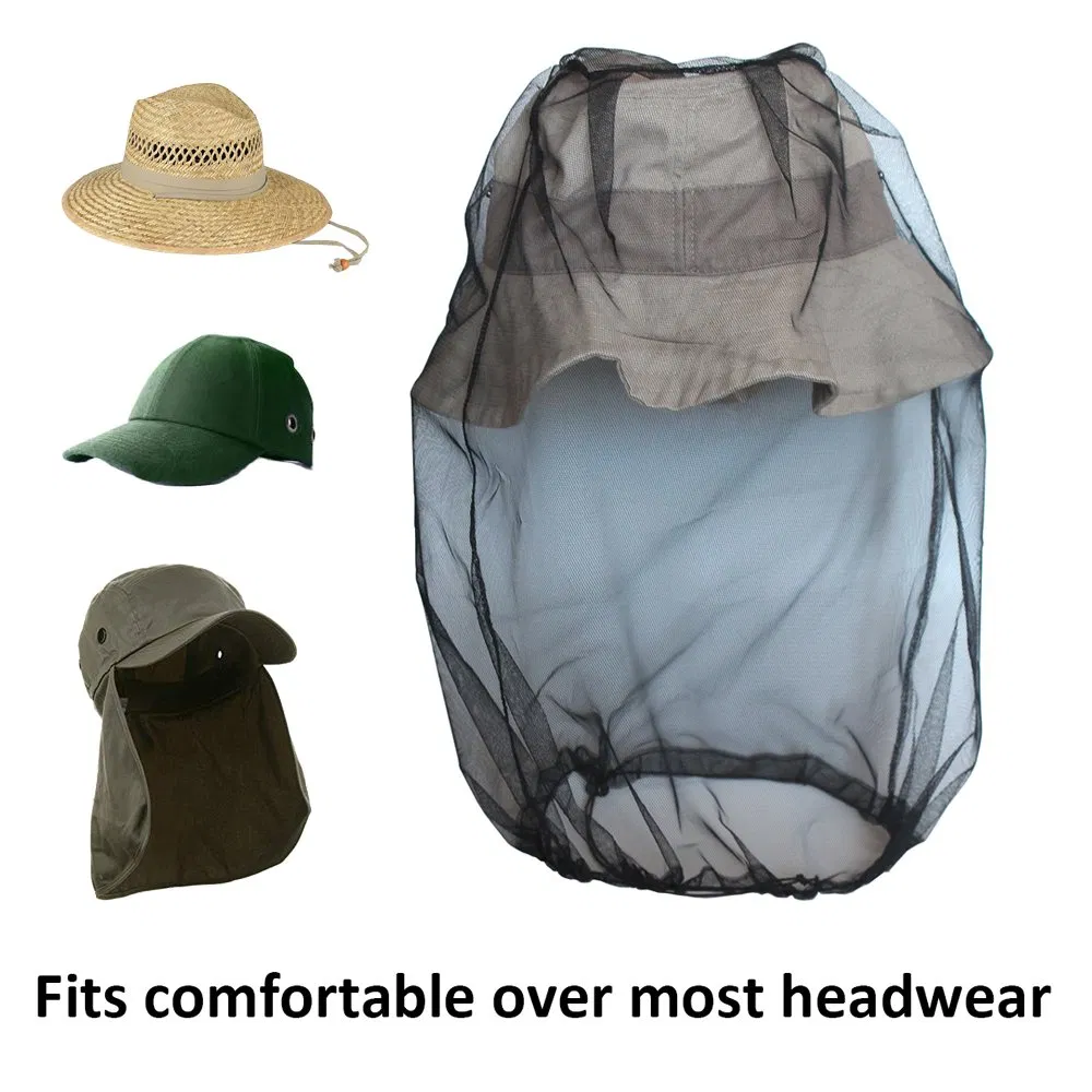 Mosquito Head Mesh Nets Gnat Face Netting Insects Bugs Gnats Biting Midges Net