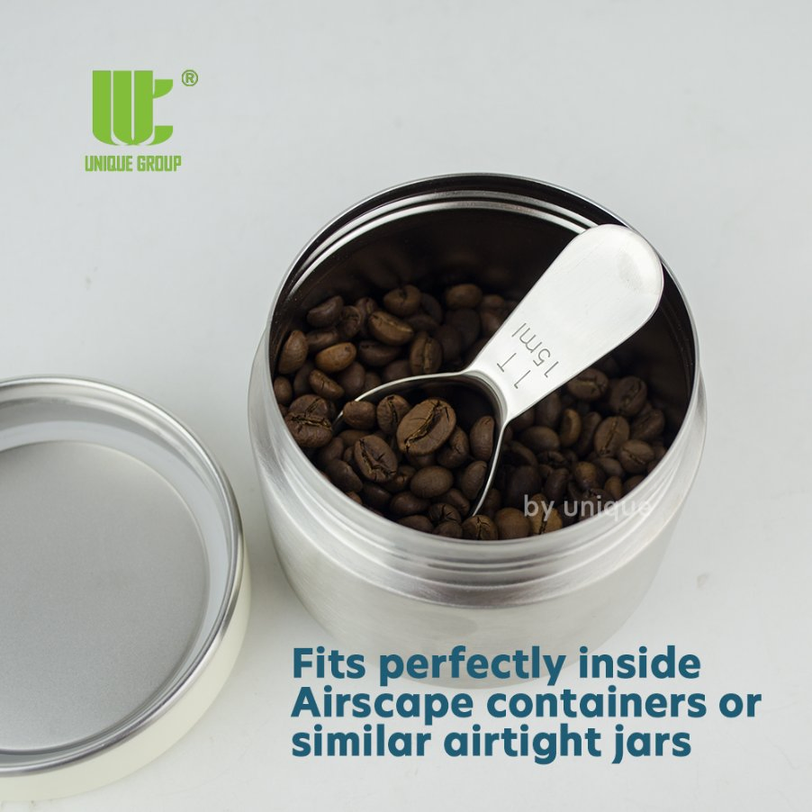 15ml 30ml Stainless Steel Coffee Scoop 2 Tablespoon Measuring Spoon for Espresso Sugar Tea Portion Control OEM