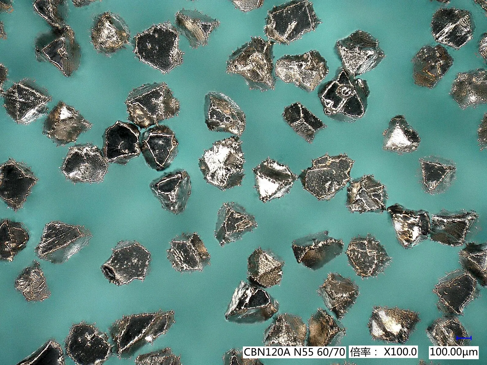 Titanium Nickel Coating Ti/Ni-Coated CBN Cubic Boron Nitride Powder