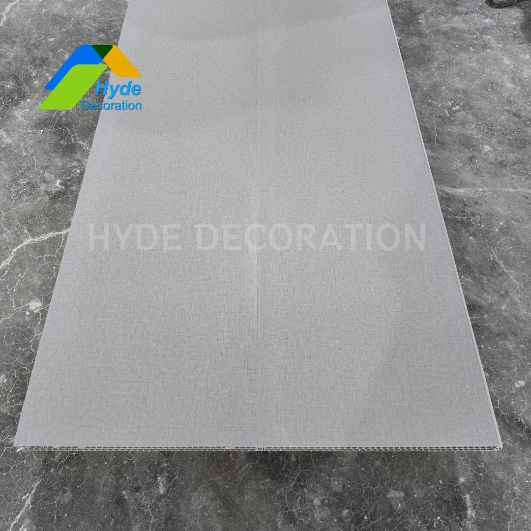 2950X400X26mm Lamiantion PVC Partition Boards Plastic Hollow Wall Panel