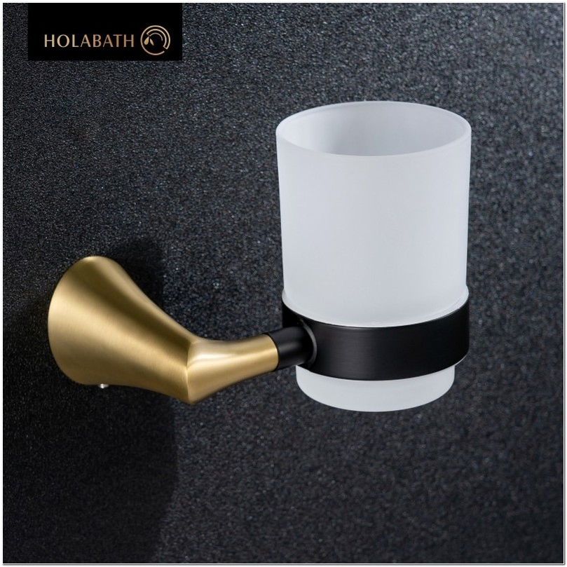 Stainless Steel Toothbrush Cup Holder Tumbler Organizer for Small Bathroom Spaces