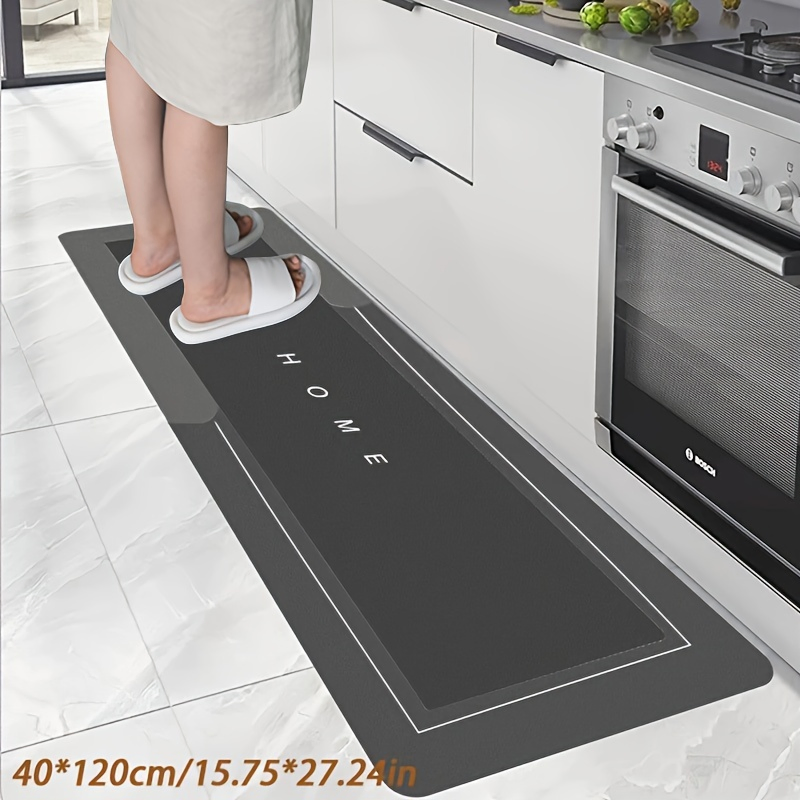 Non Slip Washable Kitchen Mats Rugs - Stain-Resistant Doormat Carpet for Kitchen Floor, Easy to Clean & Quick-Dry