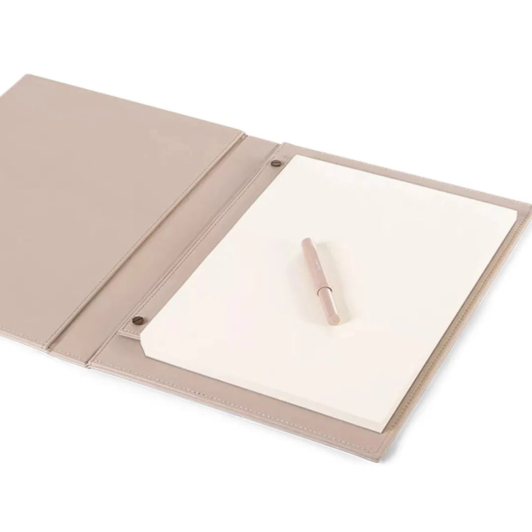 All Colors Luxury Hotel Supplies of Guest Directory Made of Pineapple Leather