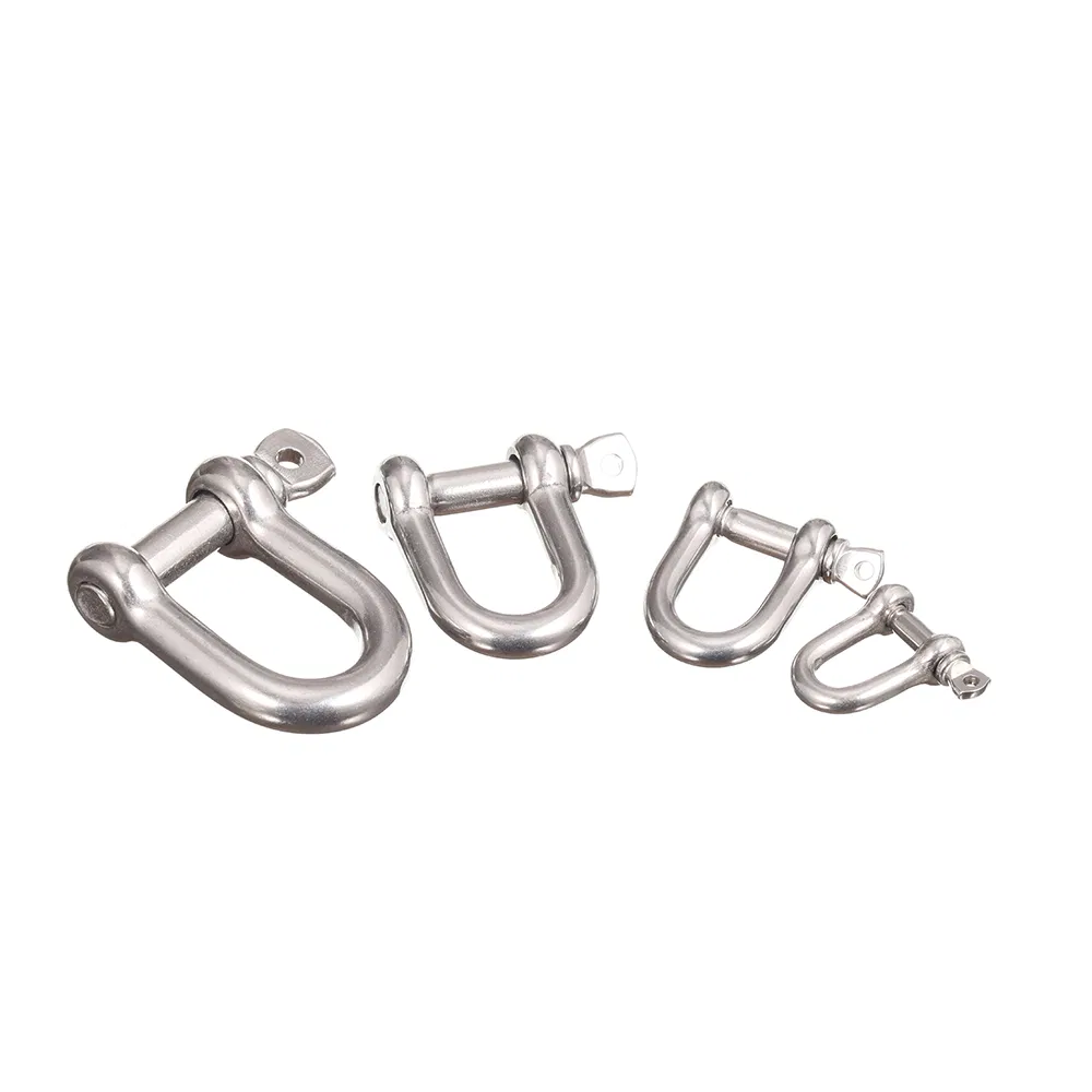 Carabiner Rigging Hardware Connector Stainless Steel Shackle for Chain Fittings