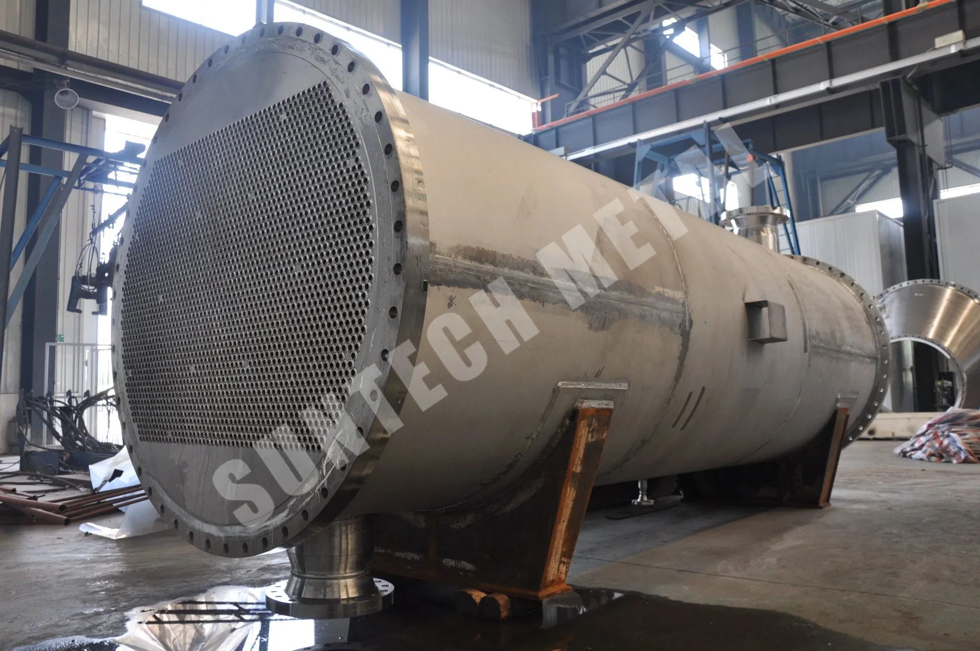 Titanium Sb265/304 Gr. 2 Seawater Gasification Heat Exchanger