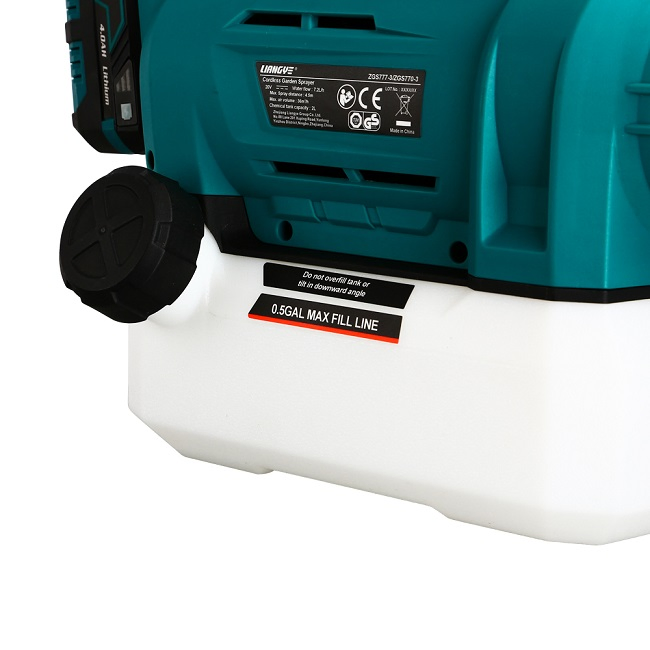 Liangye 18V Cordless Garden Tools 2.0L Battery Hand-Held Mist Fogger Sprayer