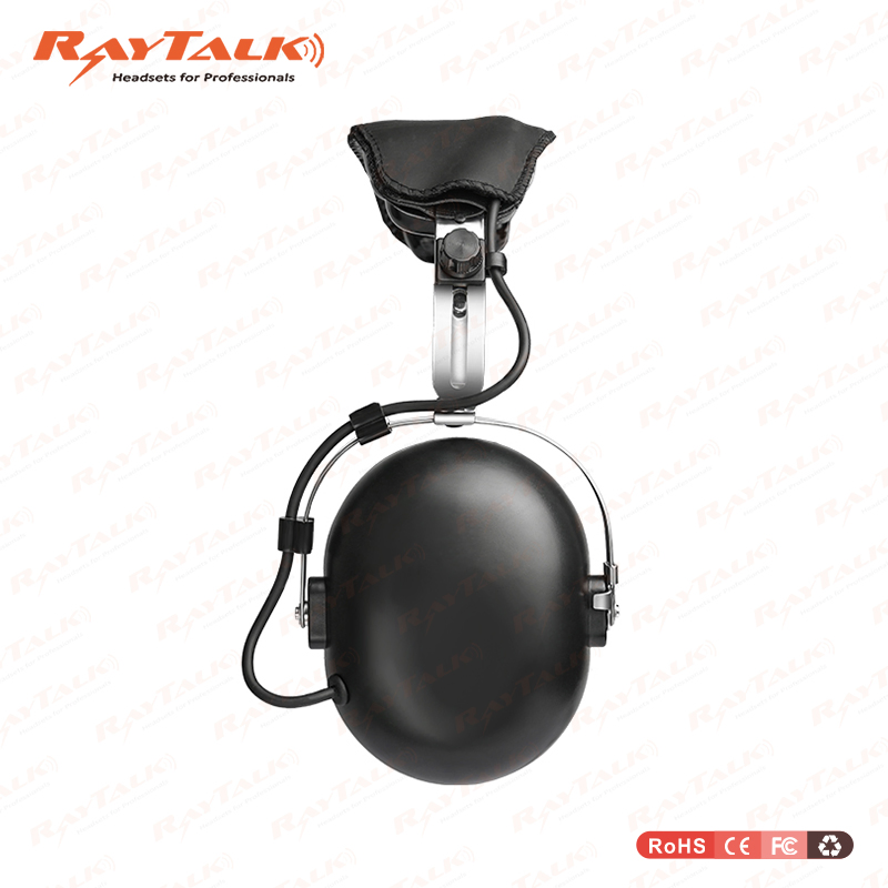Helicopter Pilot Active Noise-Reduction Headset & Noise-Cancelling Microphone