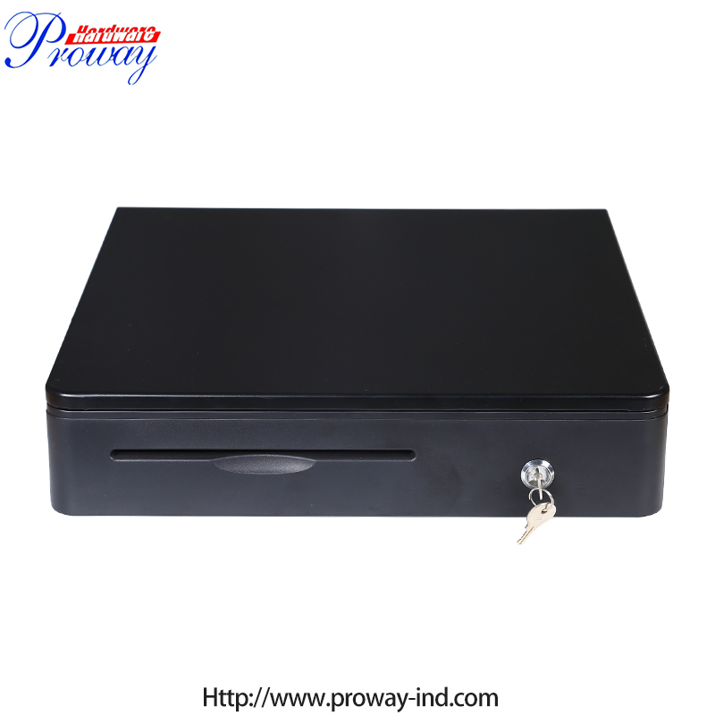 Luxury Cash Register Drawers Cheque Slots 5 Bill Rj11 Metal Economical Electronic Cash Register Box Security Cash Box Drawer