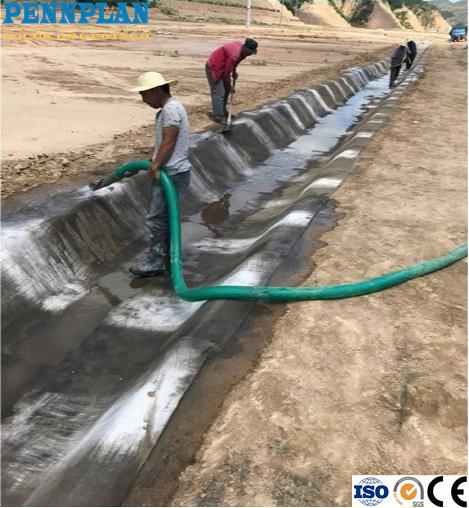 5mm 10mm 8mm 12mm Foam Concrete Curing Blanket Cement Canvas Concrete Mat Gccm Geosynthetic Cementitious Composite Mat Flexible Cement Canvas