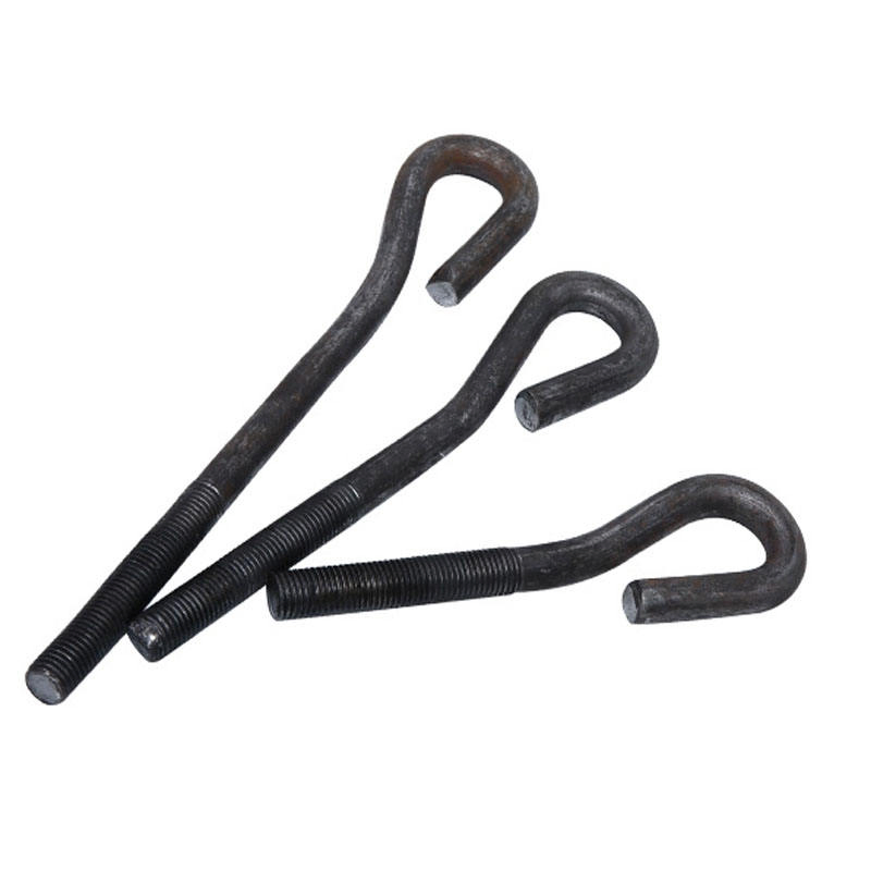 Анкерный болт с крюком L и J типа, оцинкованный, 4.8-12.9