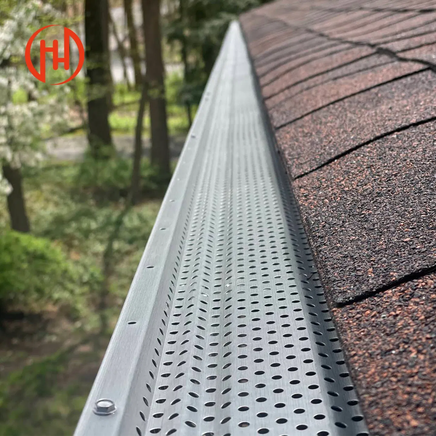 Hot Sale New Design Aluminum Rain Gutter Gutter Drainage System Water Collectors for Villa Eaves