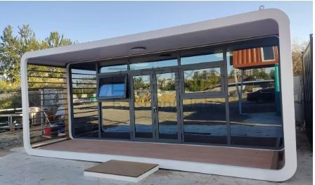 Hot Sale Prefabricated Luxury Small Apple Cabin House for Sale Prefab Portable 10FT 20FT 30FT 40FT Office Pod Acoustic Container Home