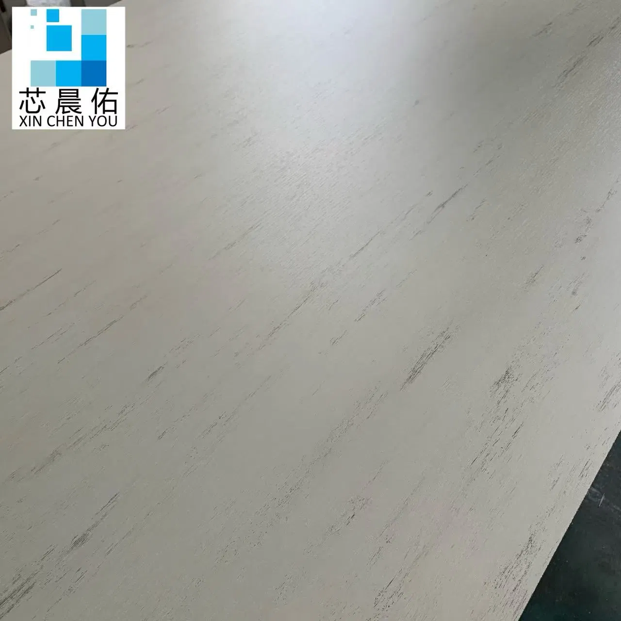 Black Tree Texture, White with Black Melamine MDF Board