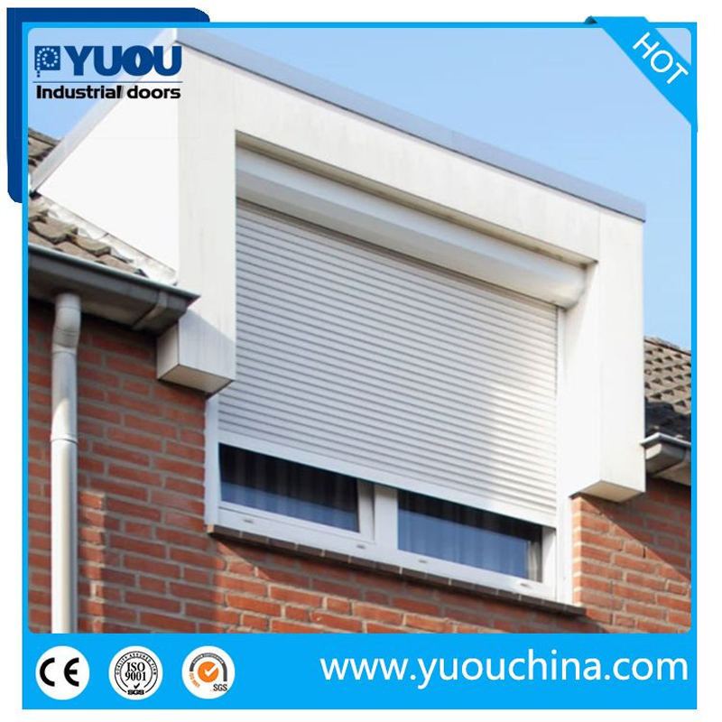 Aluminium Roller Shutter Window with Electric Control