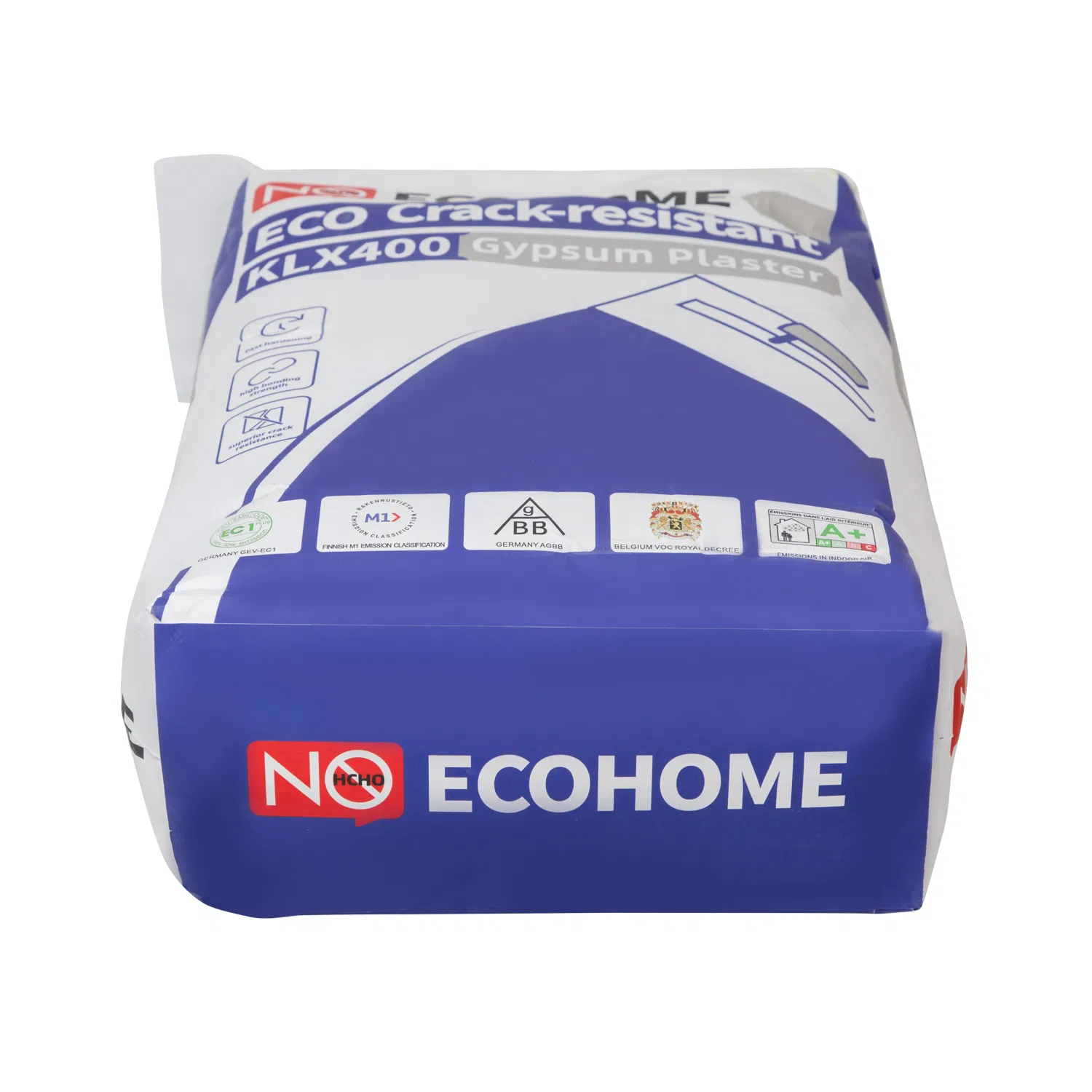 Klx550 Crack-Resistant Lightweight Gypsum Plaster of High Bonding Strength, and Resistance to Debonding/Cracking Featuring Breathing Properties