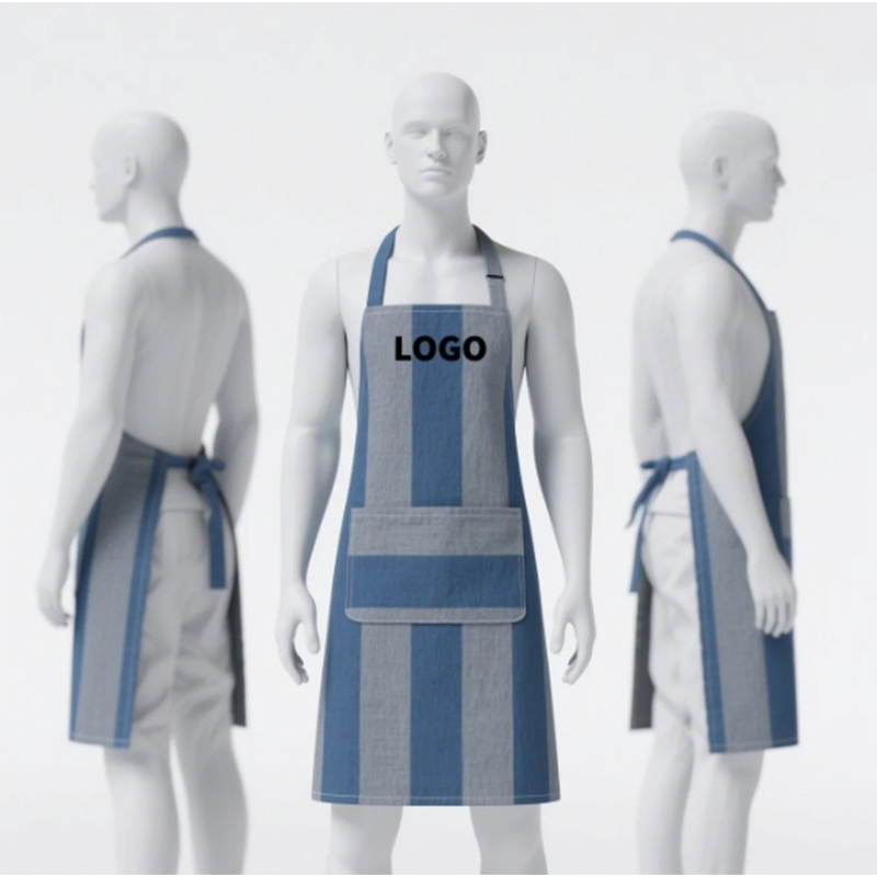 Kids Women Men Denim Waterproof Aprons Kitchen Chef Apron Custom Logo Apron for Beauty Salon Hairdresser Barber Work