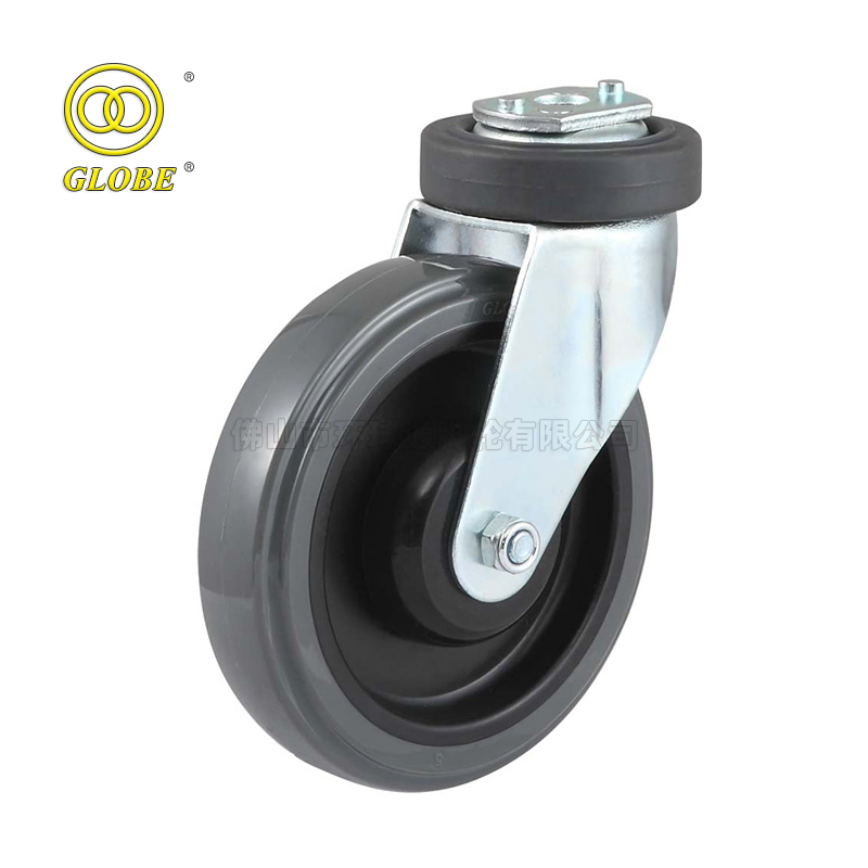 Globe Supermarket Products Basket Wheel Castors Stainless Steel Shelves Casters Wheels Suppliers
