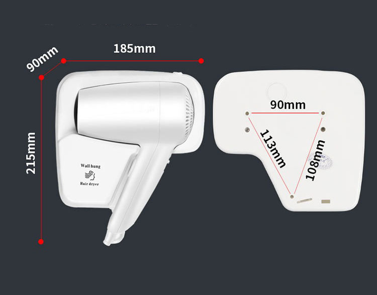 Light Industry Daily Use Hair Tools Accessories Electric Hair Dryer Luxury for Hotel Professional Blow Dryer