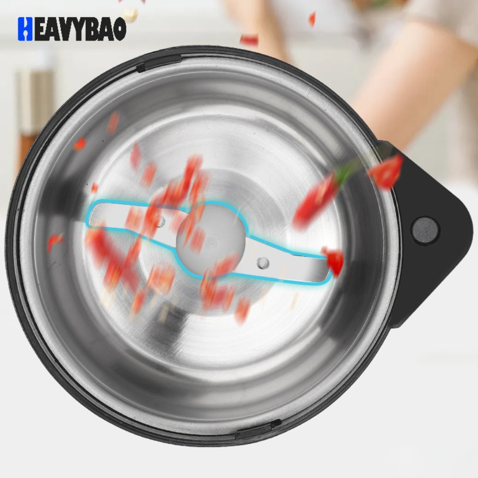 Heavybao Coffee Bean Mill Press Grinding and Milling Machine