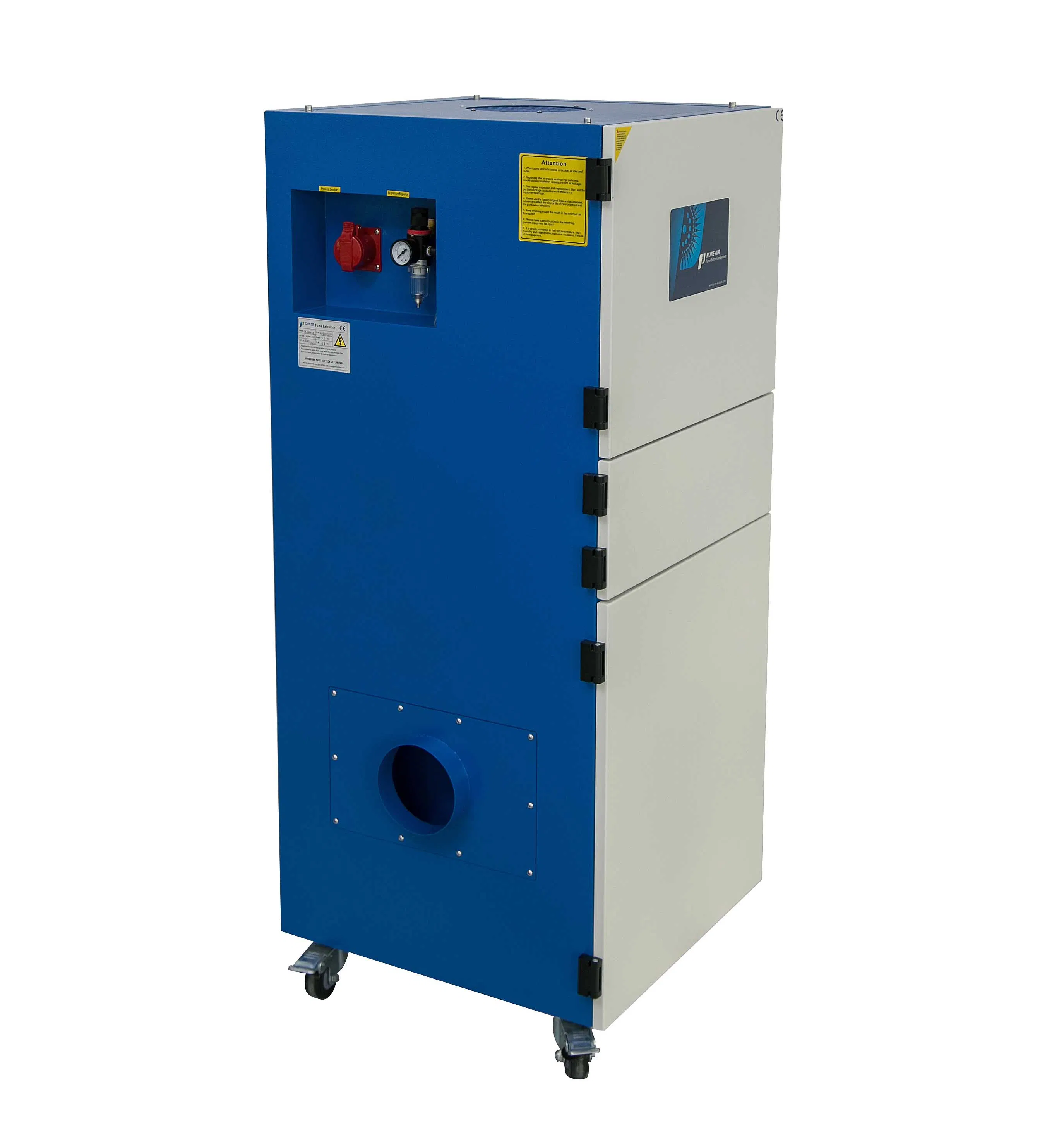 Pure-Air PA-1500SH Small Fiber Laser Cutting Metal Fume Extractor Smoke Filter