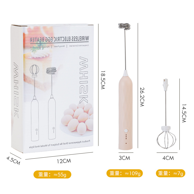 Wholesale Mini Automatic Electric Handheld Milk Frother Modern Battery Operated Manual Beater Whisk Foam Maker Tea Coffee