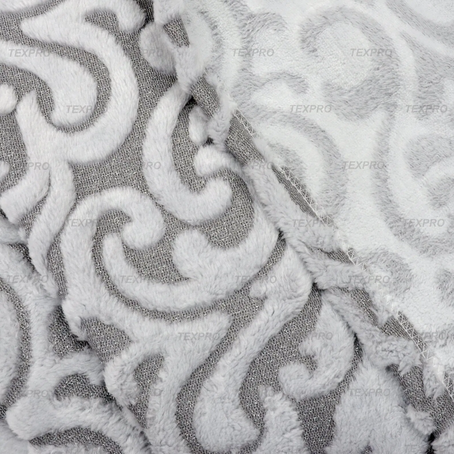 Soft Luxury Carved Flannel Fleece Blanket