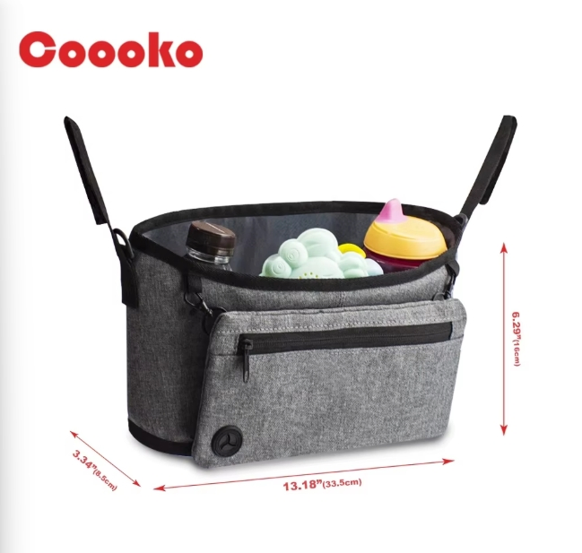 Best Selling and High Quality Universal Baby Adjustable Stroller Organizer Caddy