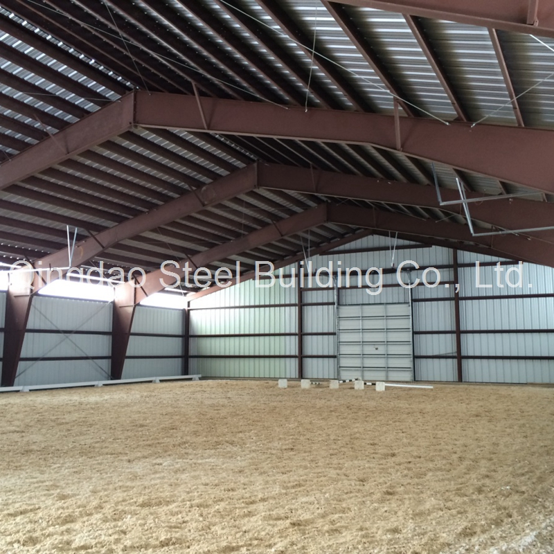 Customized Pre-Engineered Steel Structure Horse Arena/ Indoor Riding Arena Steel Horse Barns